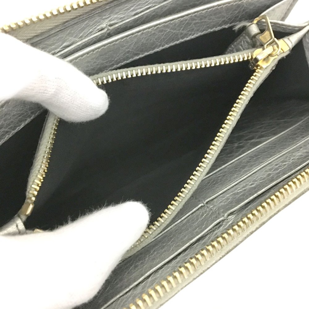 BALENCIAGA The City Leather Zip Around Long Wallet /1D6891 - Picture 7 of 8